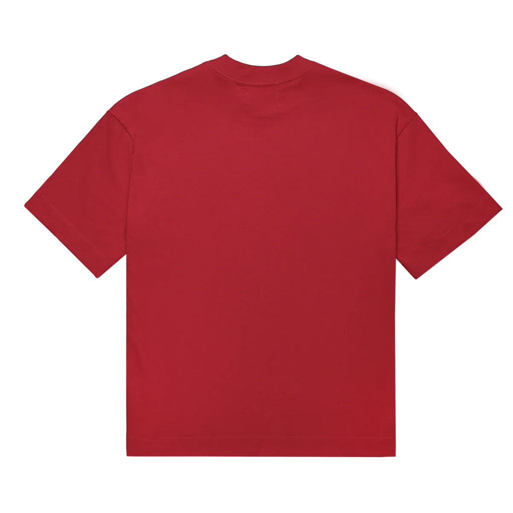 Sinners center logo red t-shirt