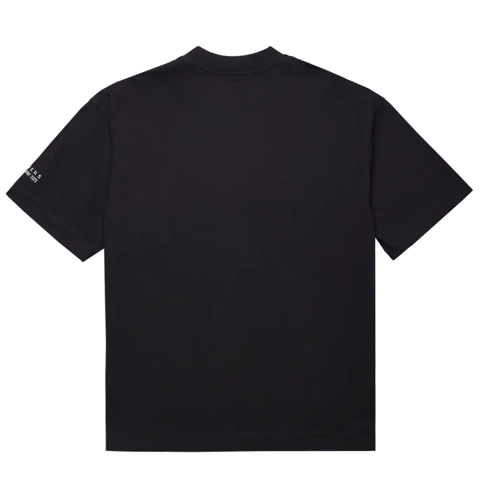 Sinners no drugs black t-shirt