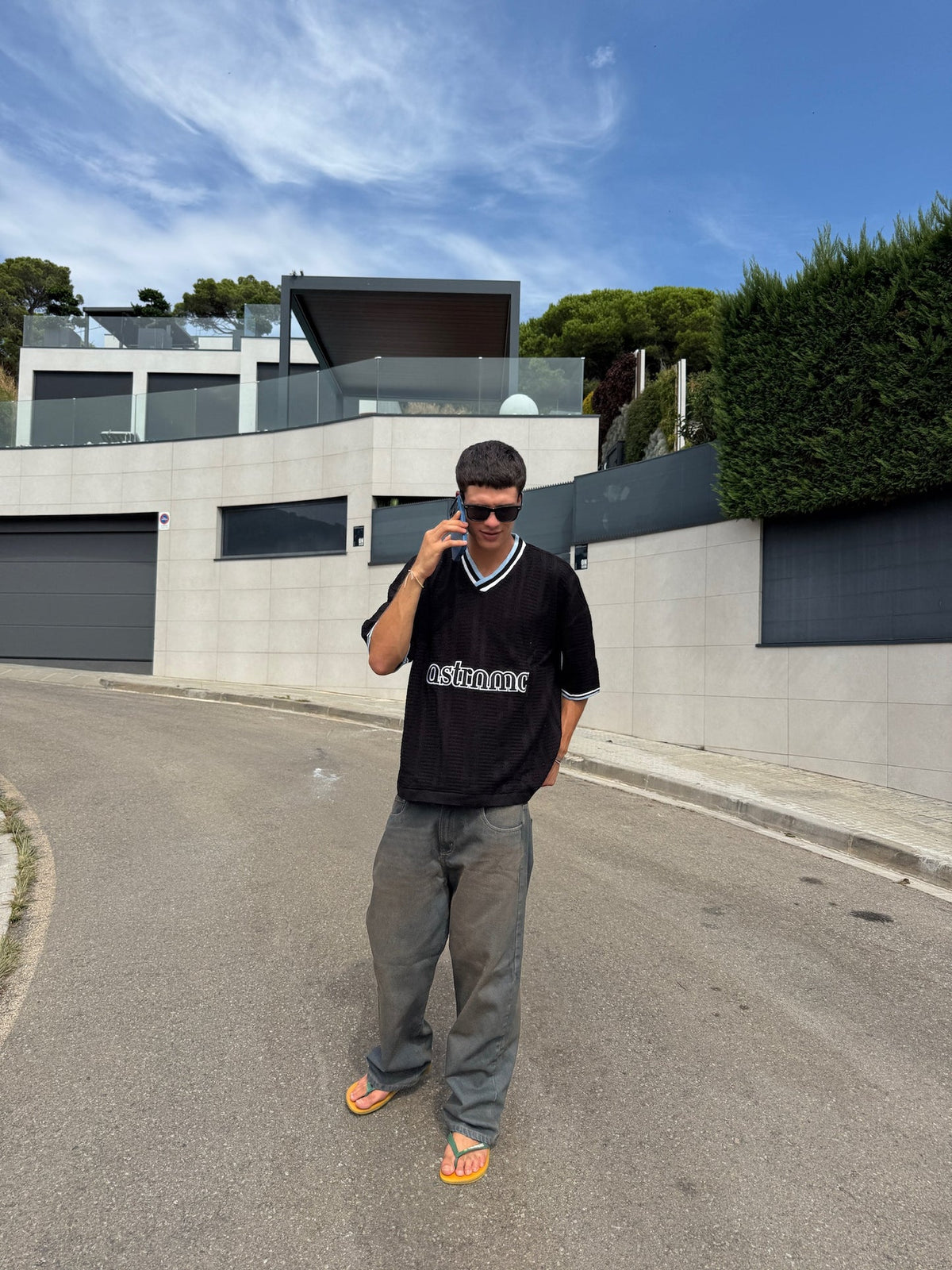Astronomic Knit Jersey Marina - Negro
