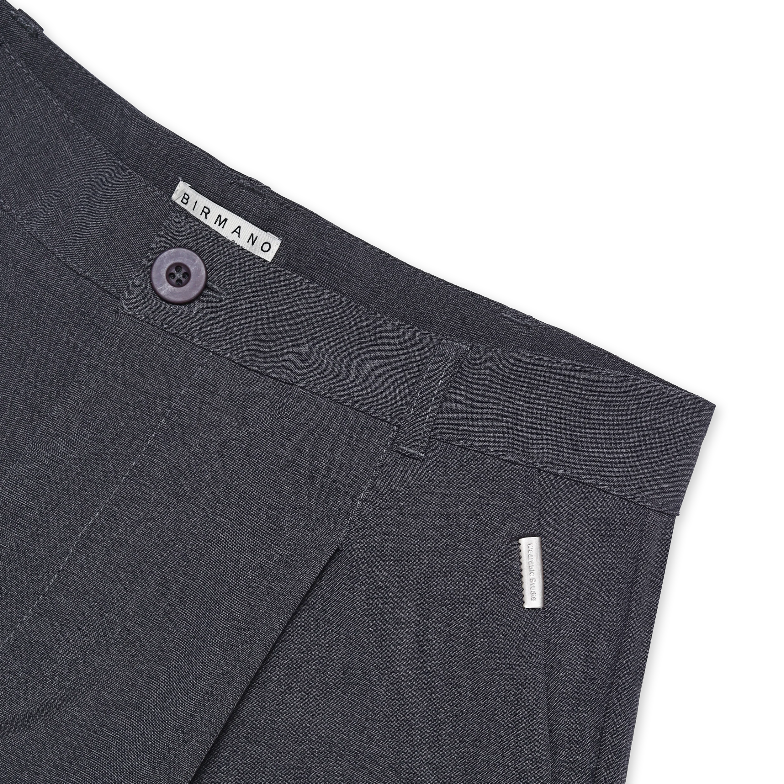 Birmano daisugi dark gray pant