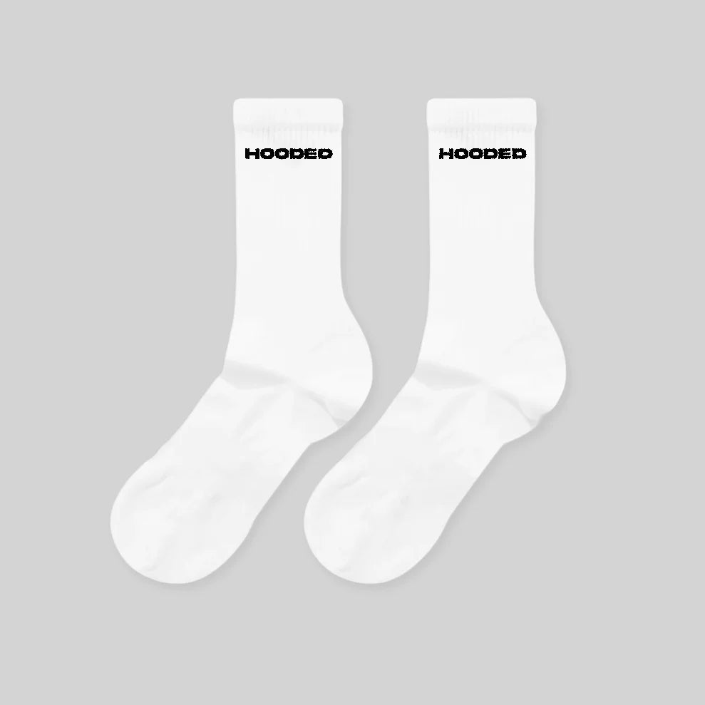 Hooded divine reverie white socks AME005