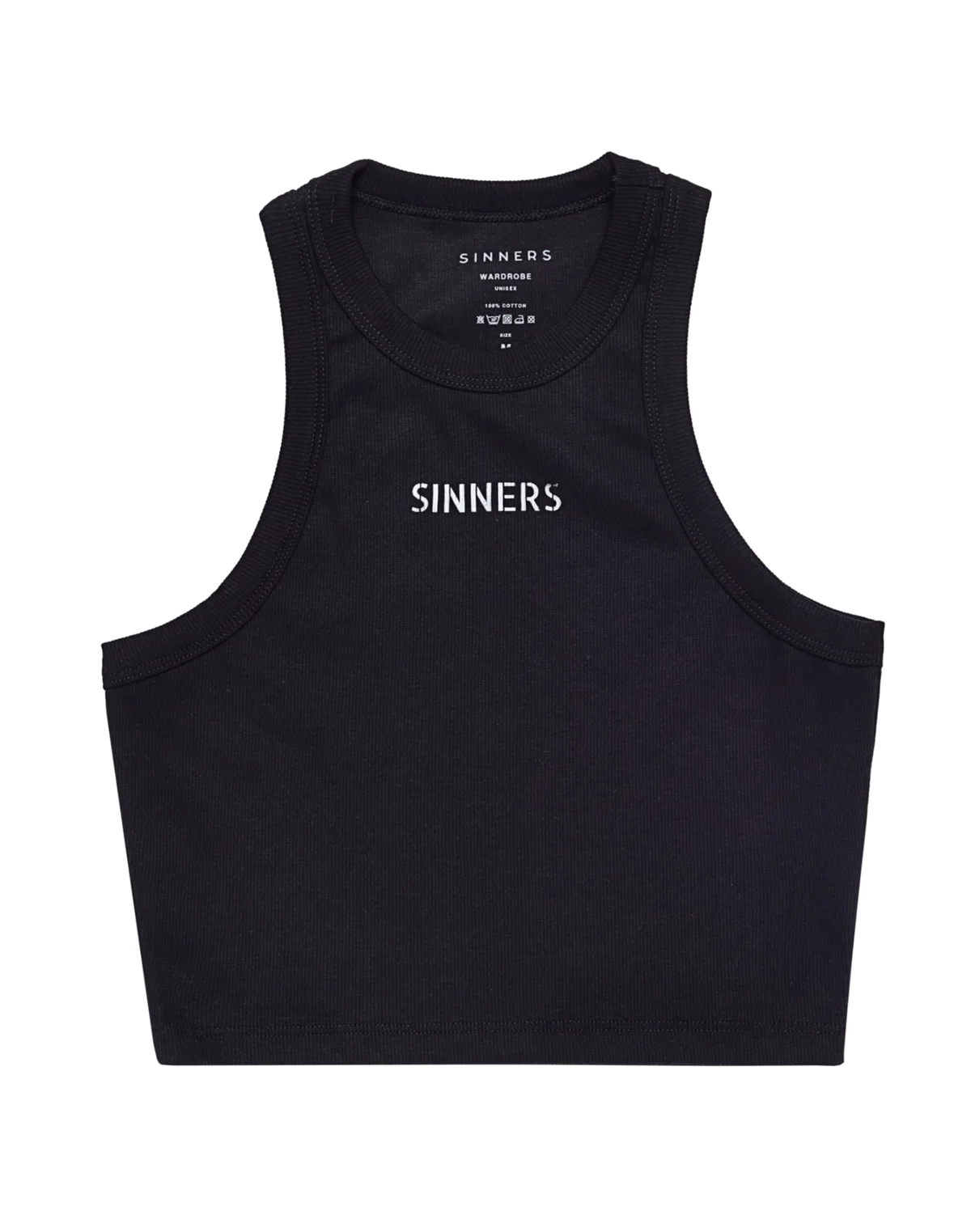Sinners black women tank top