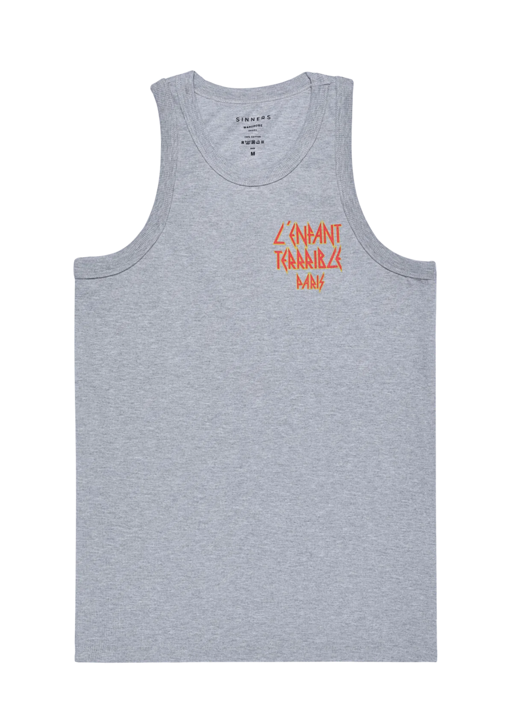 Sinners l'enfant gray men tank top