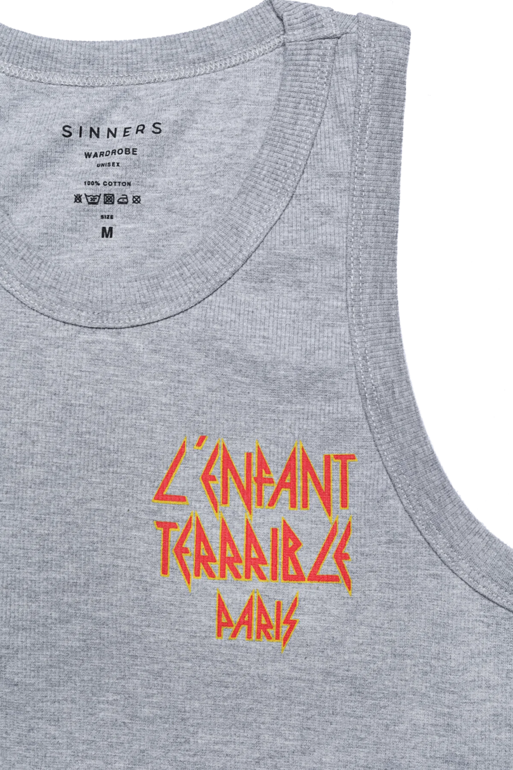 Sinners l'enfant gray men tank top