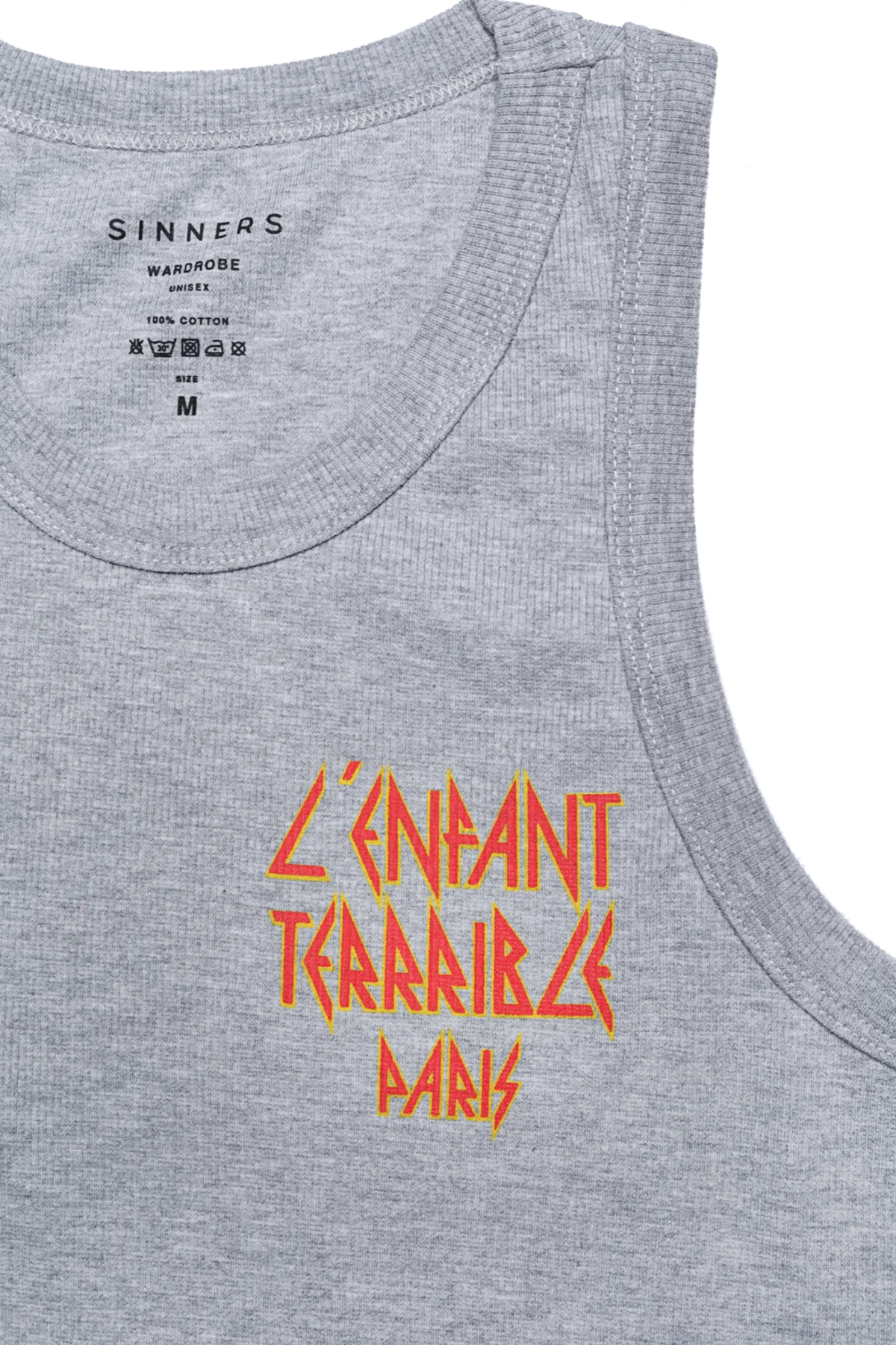 Sinners l'enfant gray men tank top