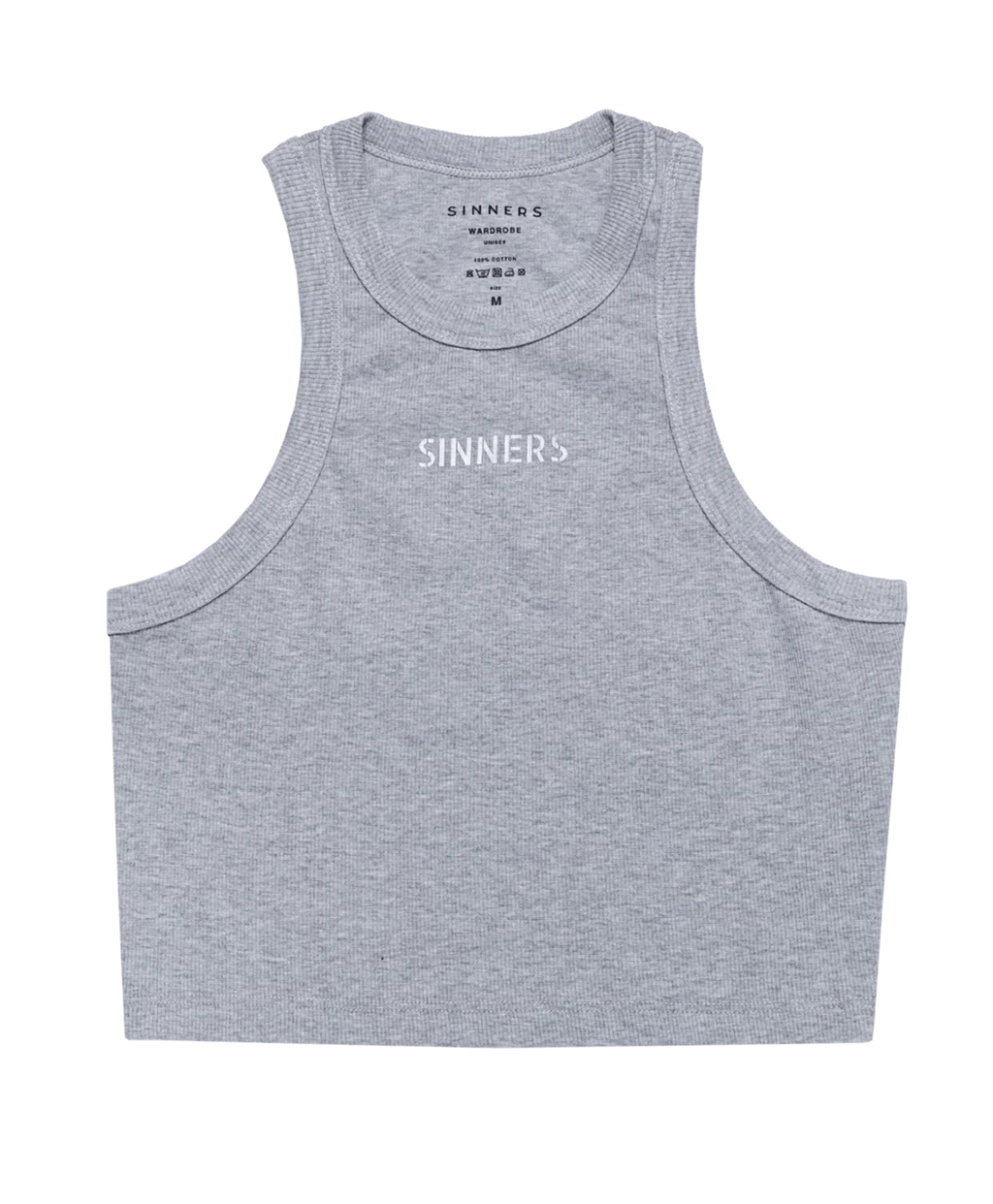 Sinners gray women tank top