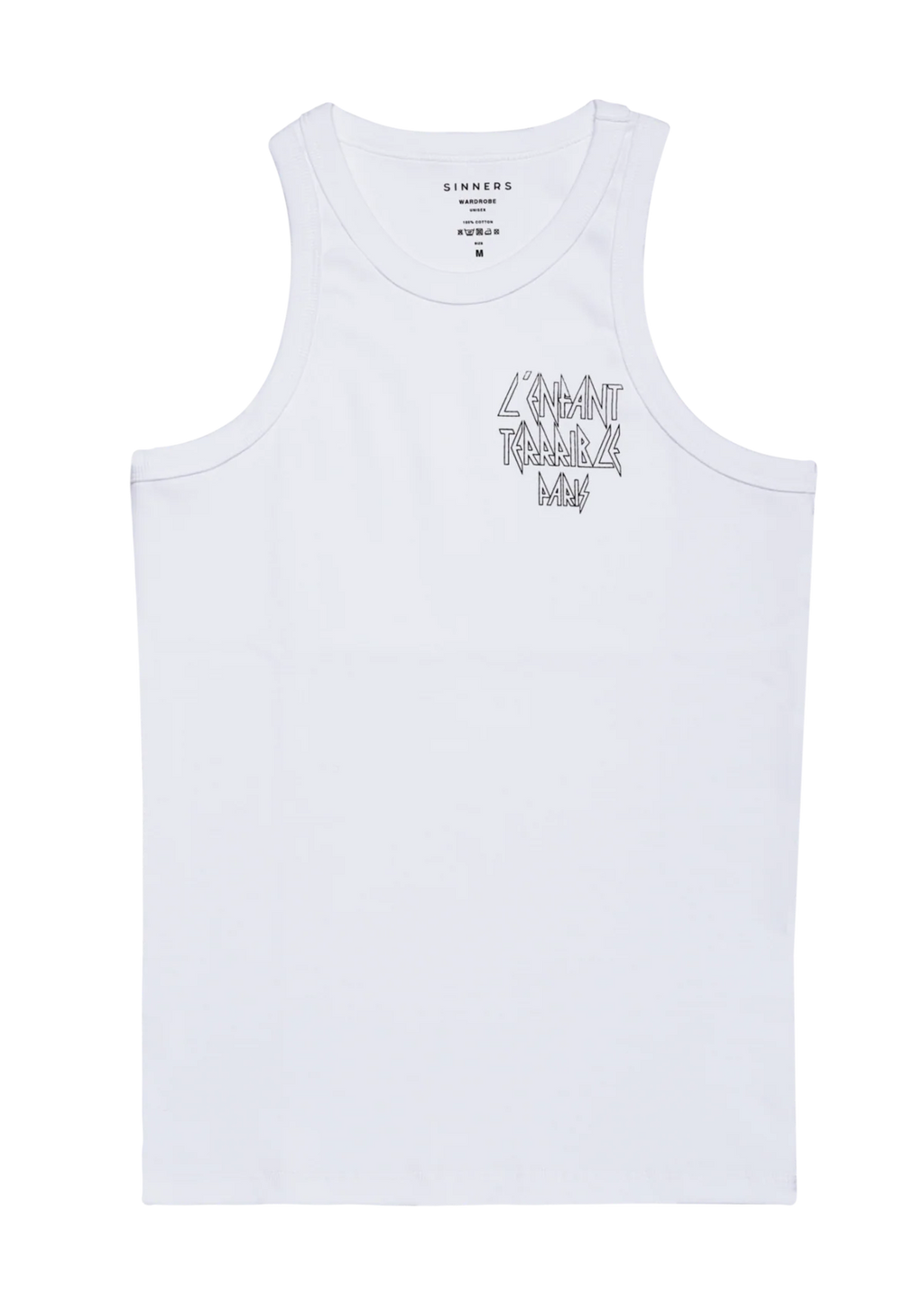 Sinners l'enfant white men tank top