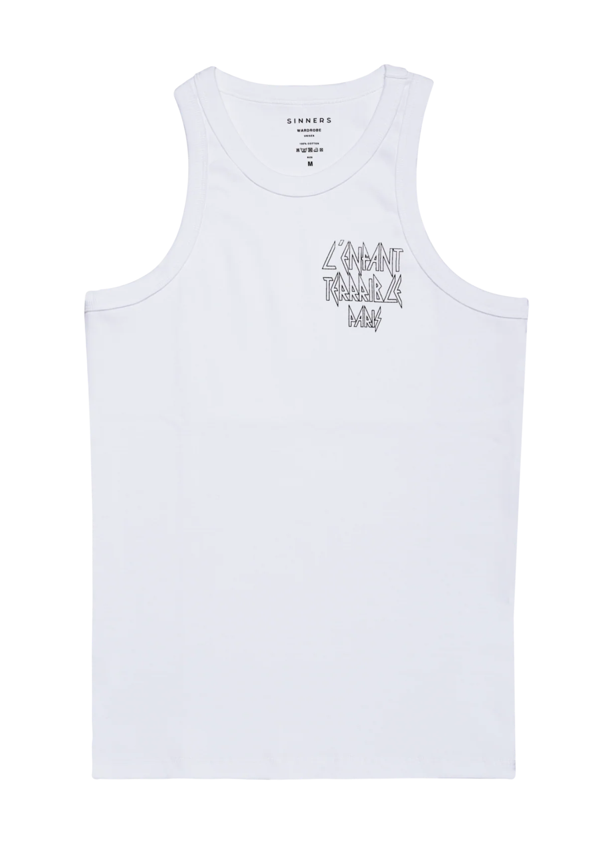 Sinners l'enfant white men tank top