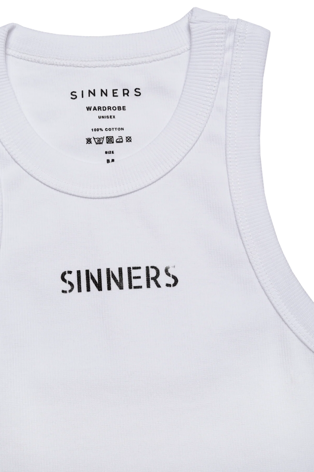 Sinners white men tank top
