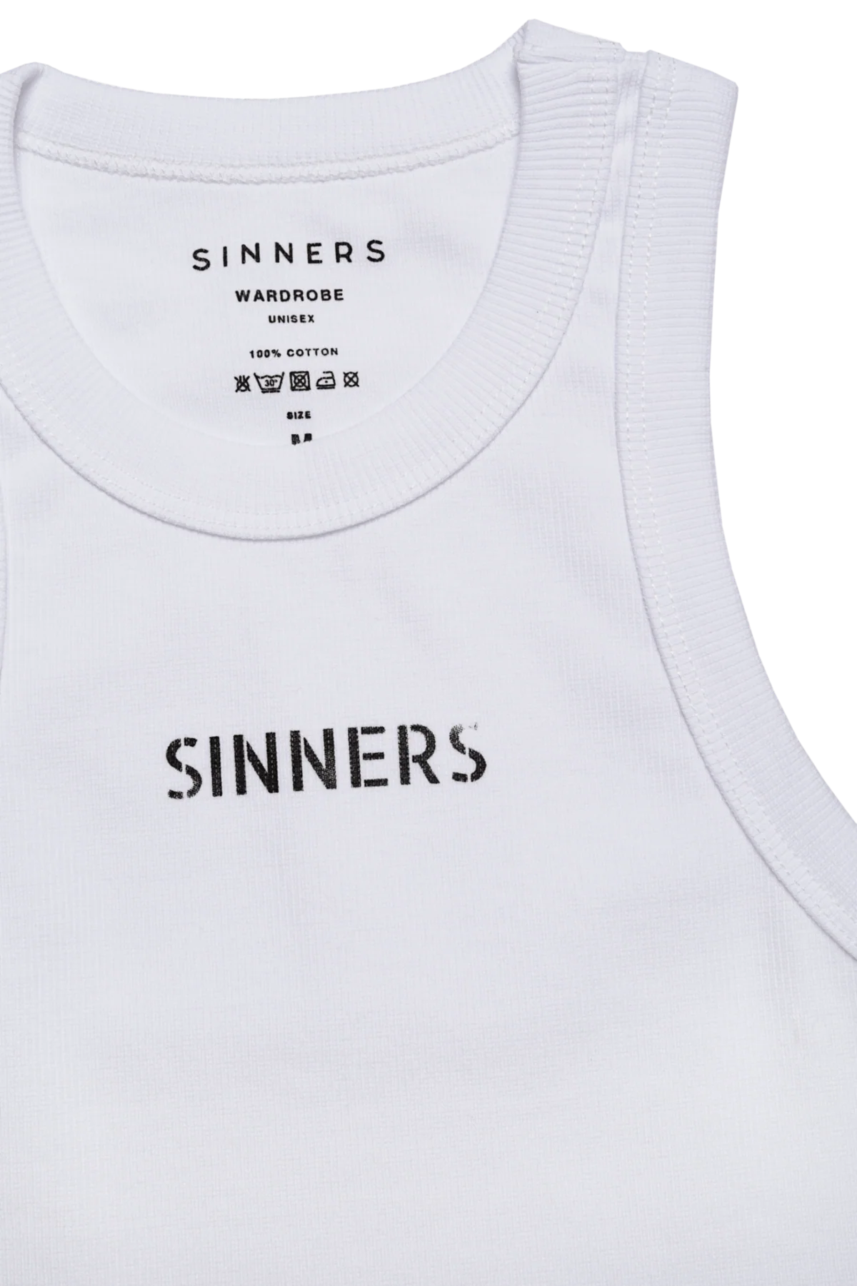 Sinners white men tank top