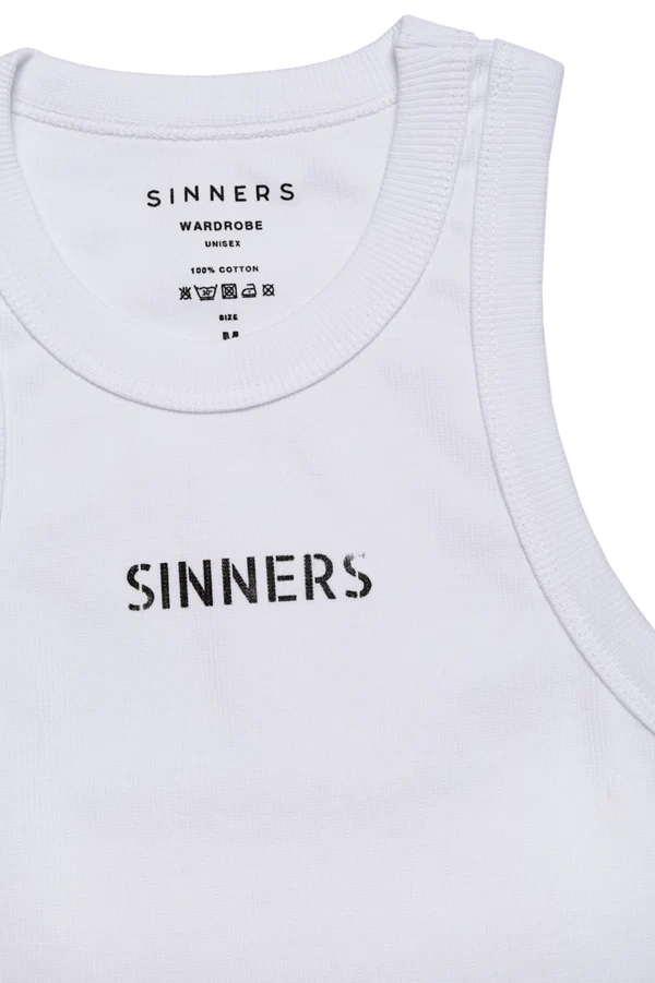 Sinners white men tank top