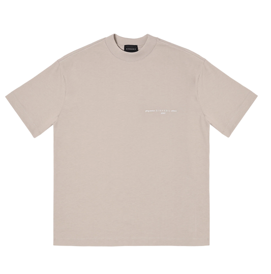 Sinners garments butter t-shirt