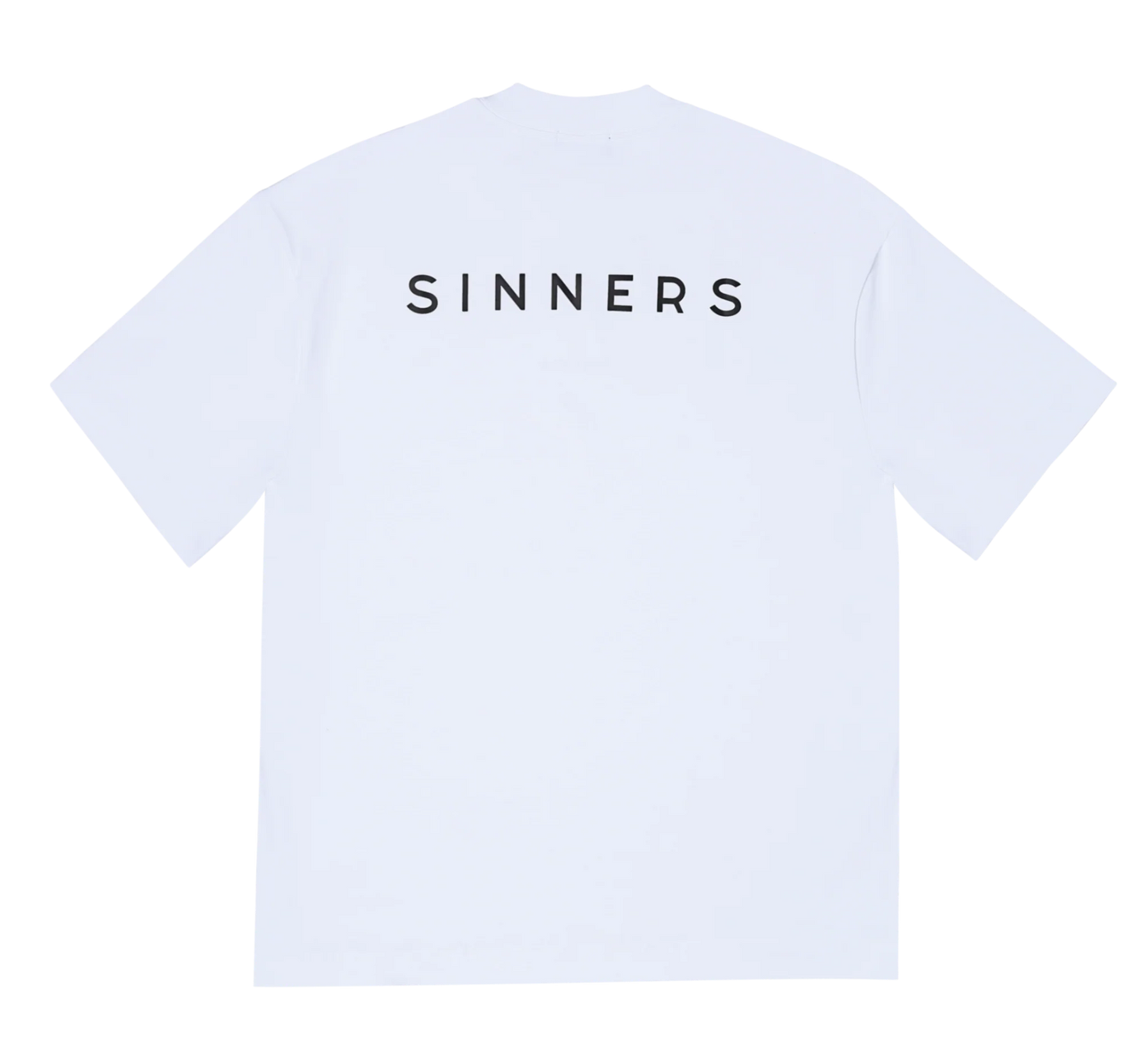 Sinners logo white t-shirt