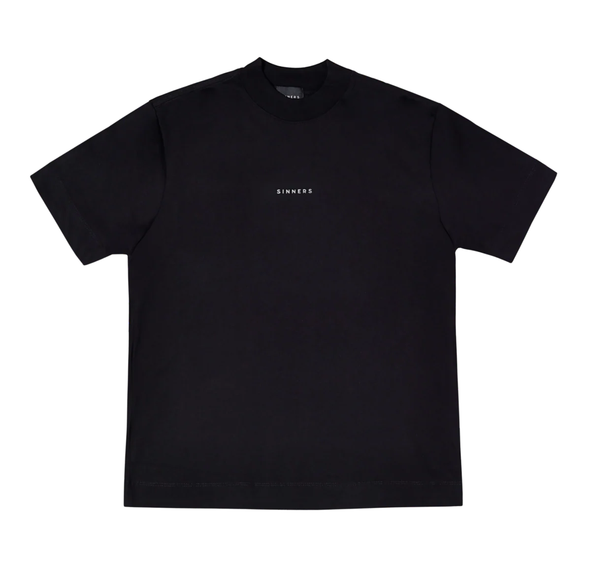 Sinners sinners logo black t-shirt