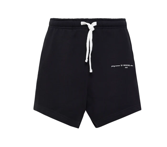 Sinners garments black shorts