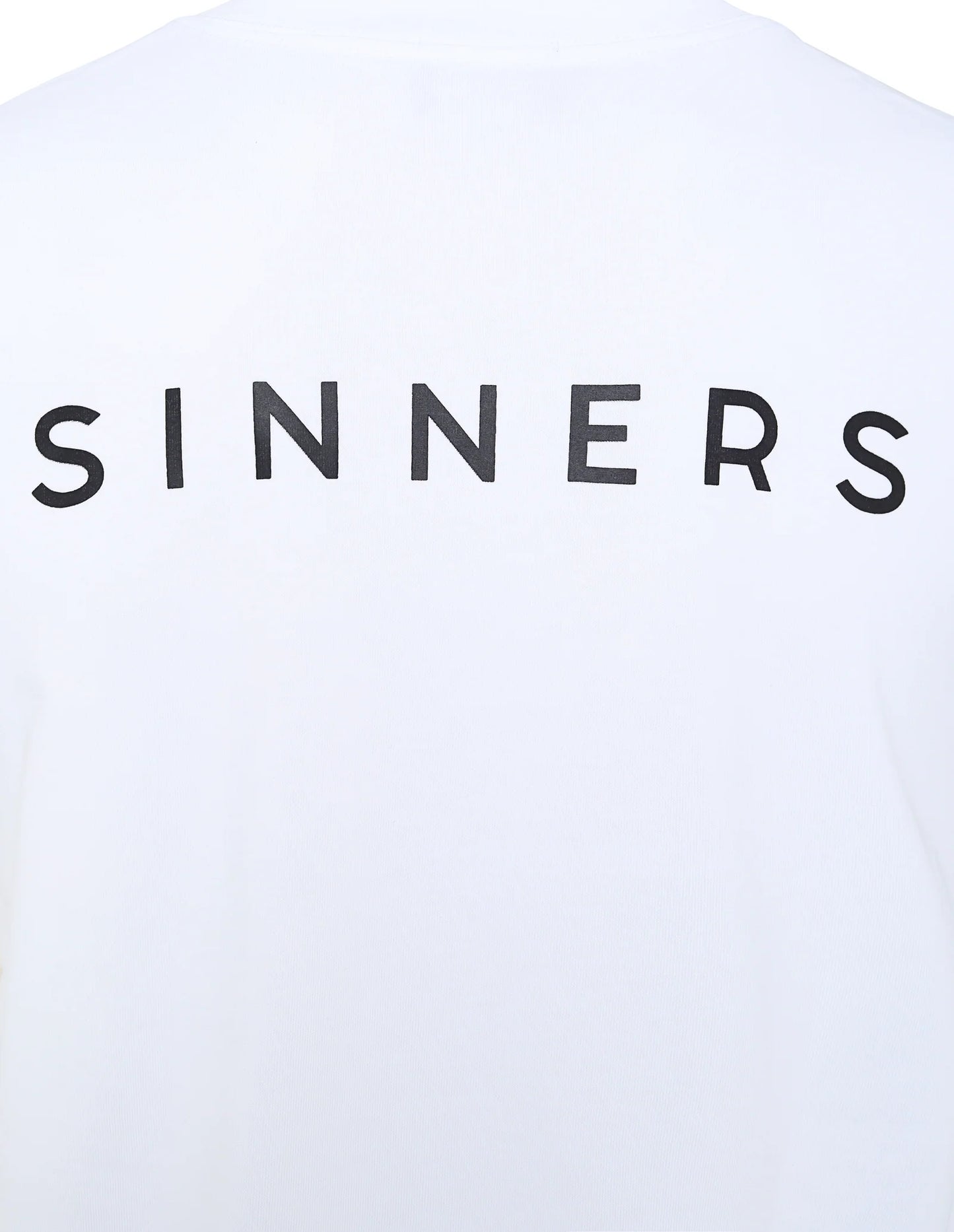 Sinners logo white t-shirt