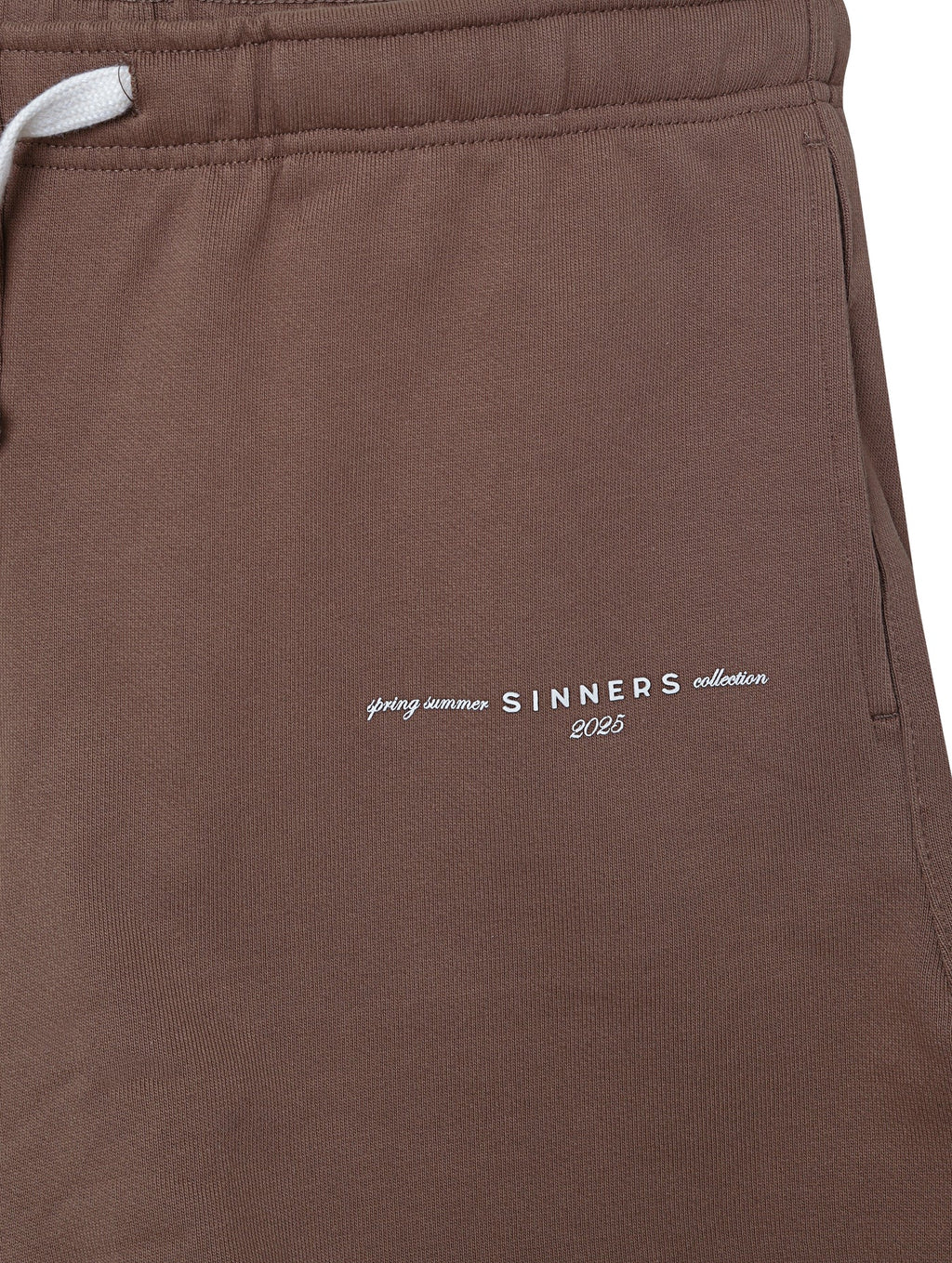Sinners garments taupe shorts
