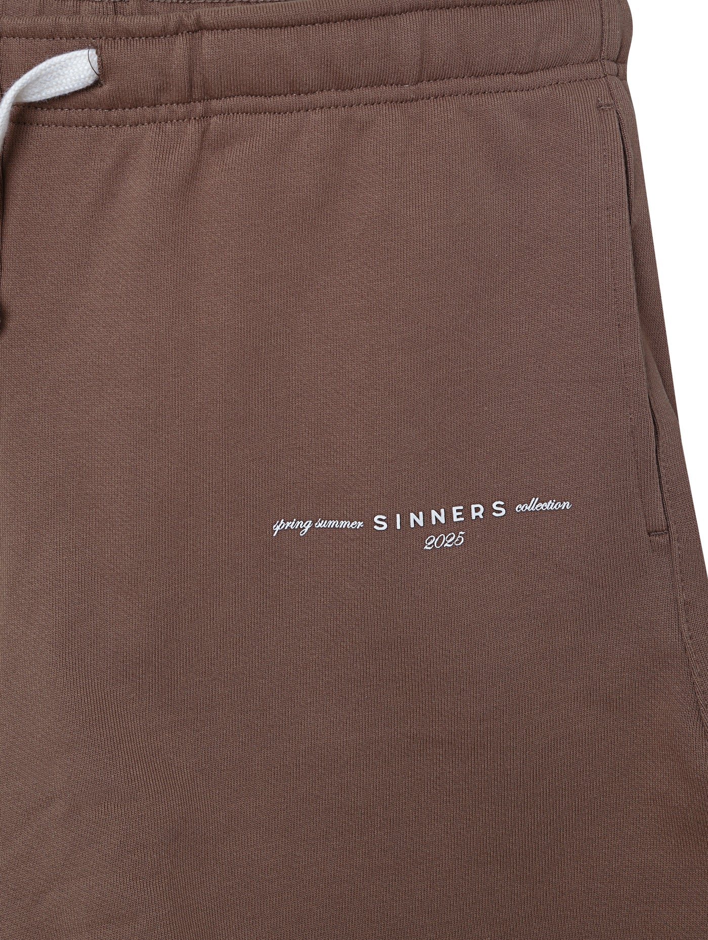 Sinners garments taupe shorts