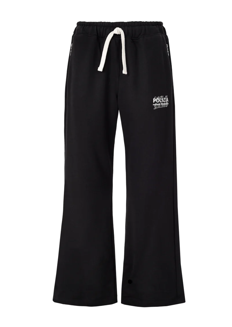 Sinners polizia black flared sweatpants