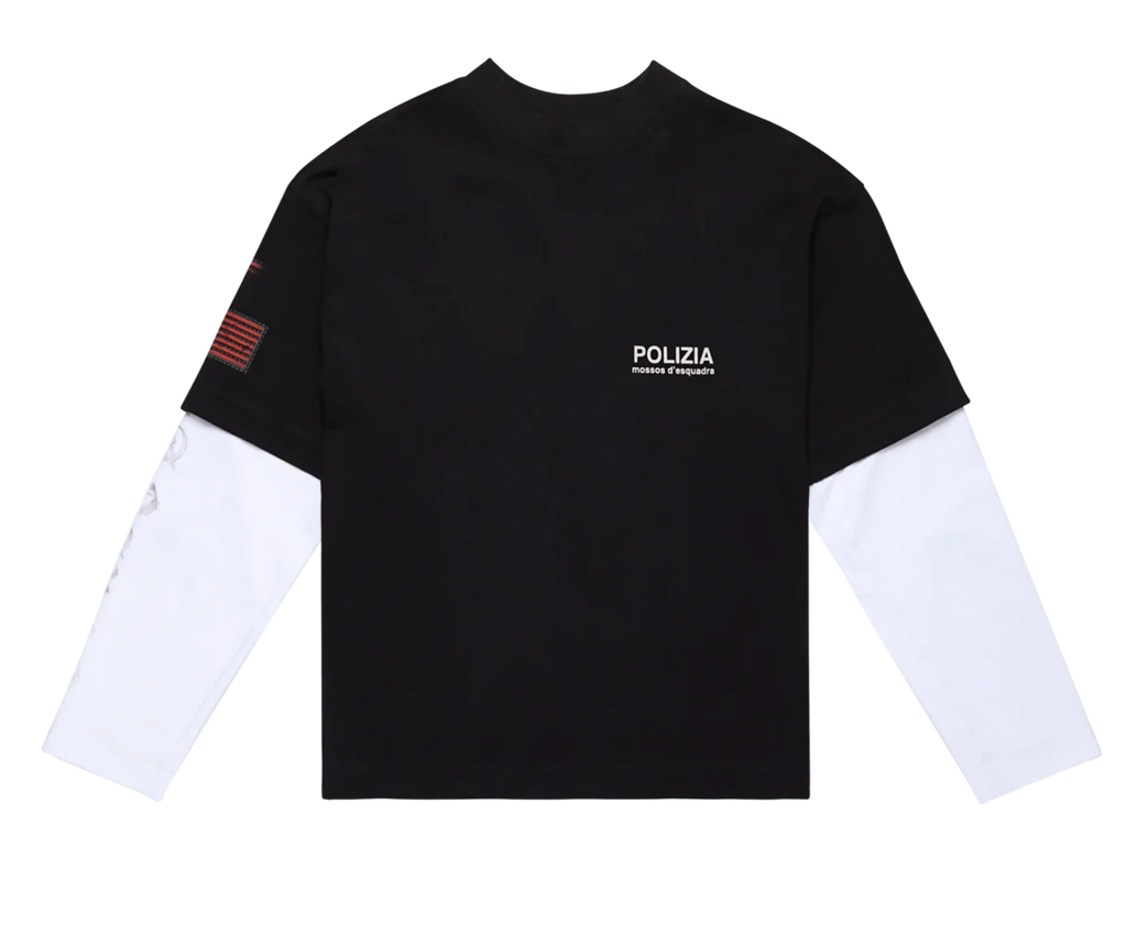 Sinners polizia black/white double sleeve