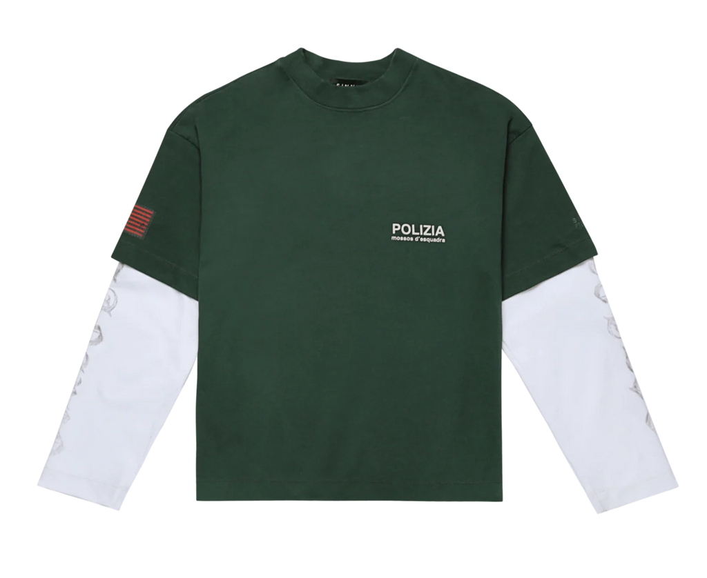 Sinners polizia green double sleeve