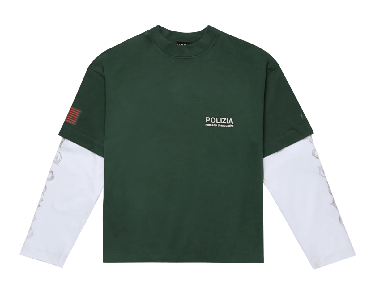 Sinners polizia green double sleeve