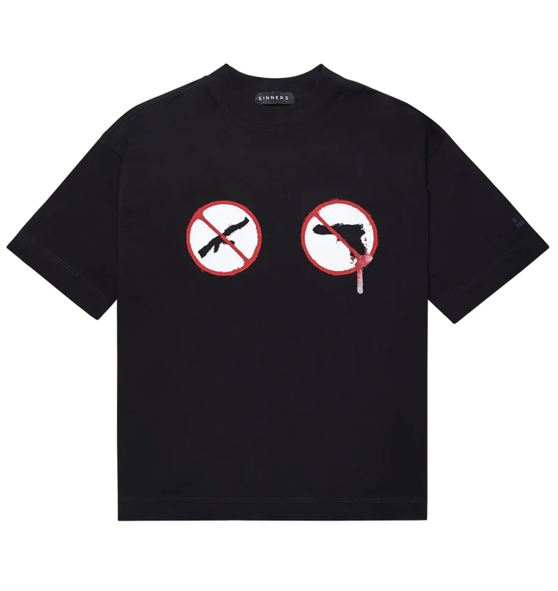 Sinners american horror black t-shirt