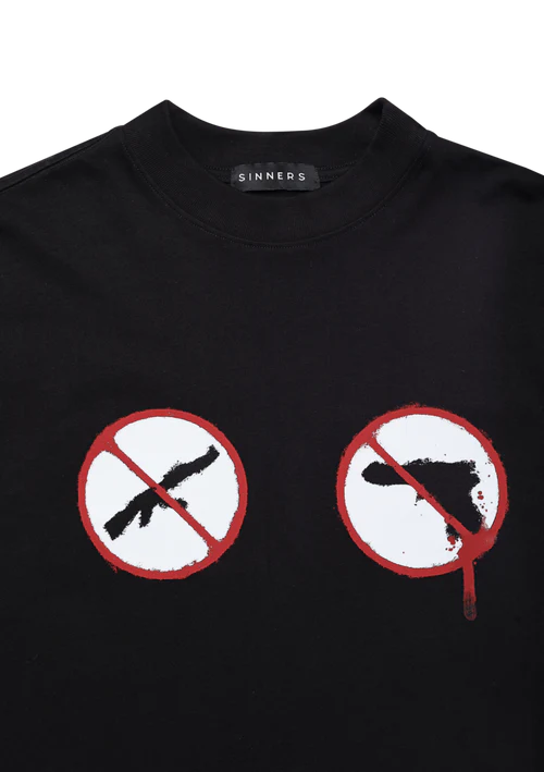 Sinners american horror black t-shirt