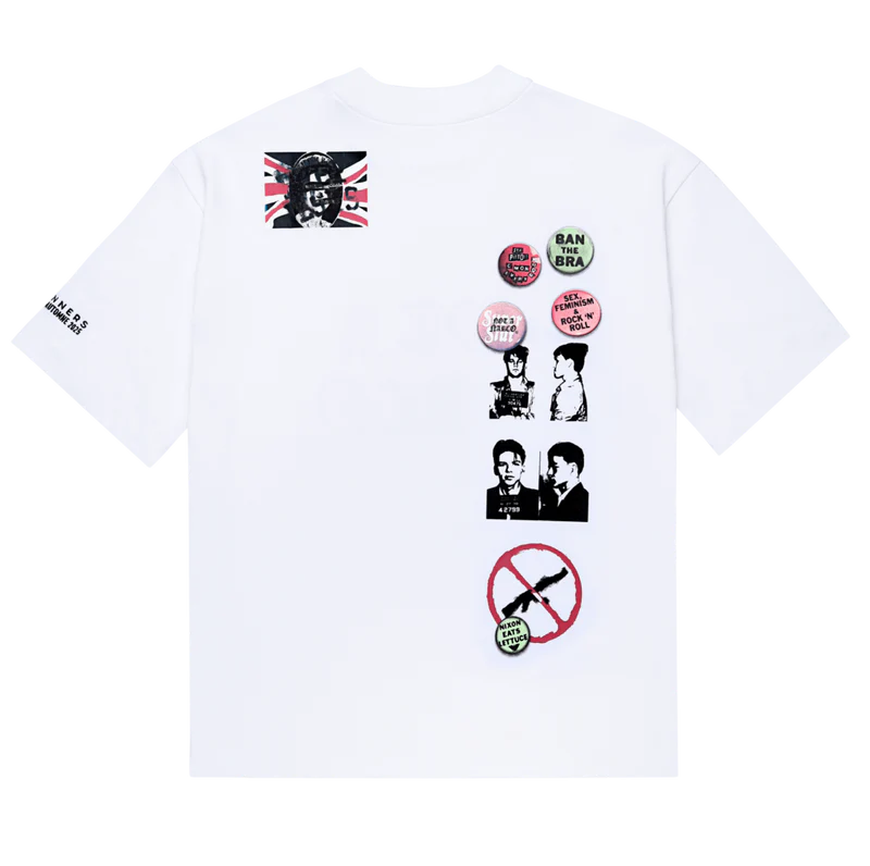 Sinners stamps white t-shirt