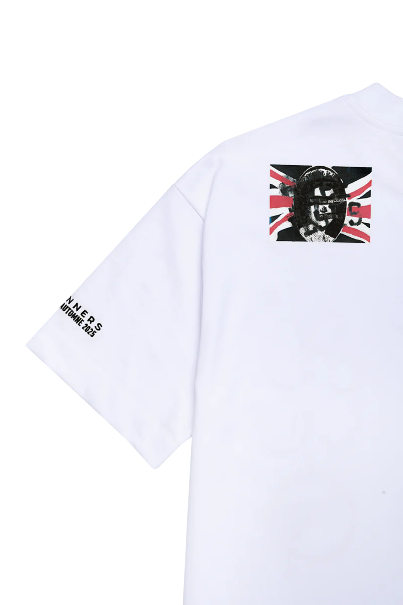 Sinners stamps white t-shirt