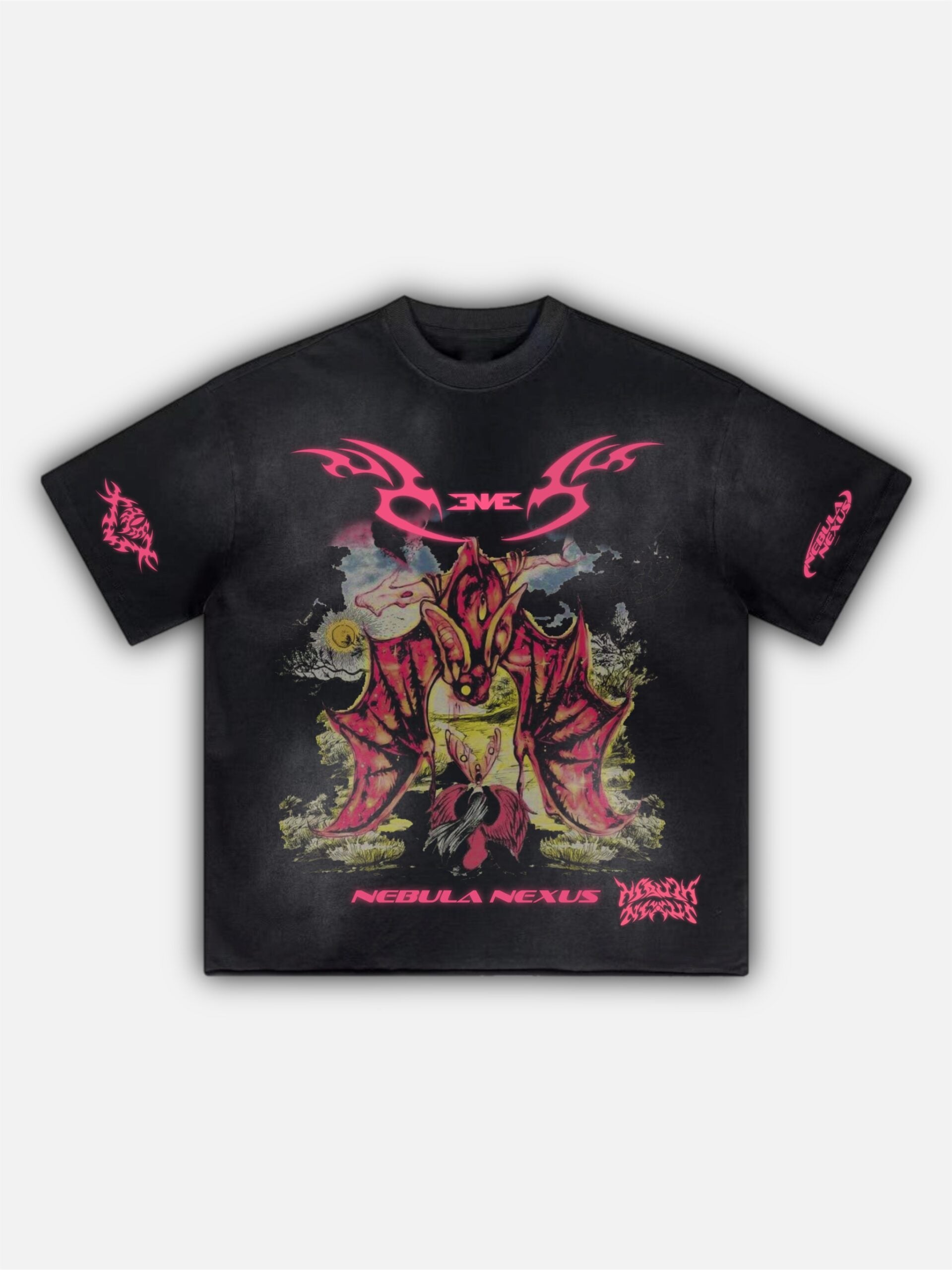 Nebula nexus chaos tee void black CA08-0624