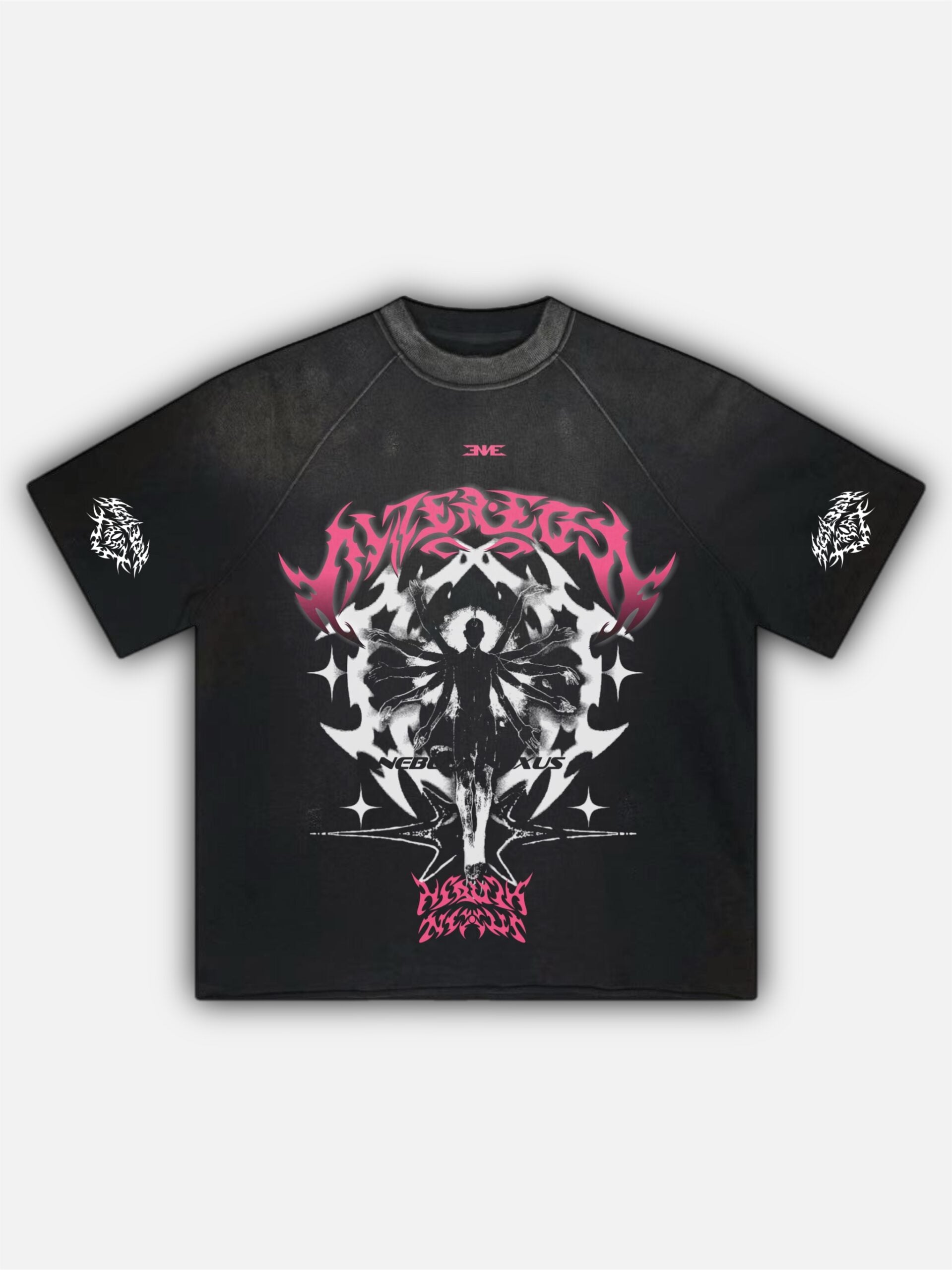 Nebula nexus tee vintage black CA018-0624