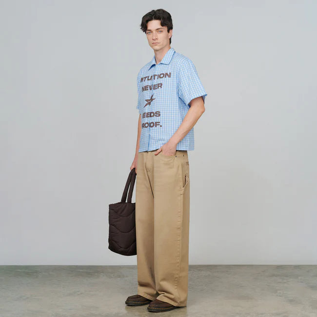 True Intuition Button-Up Shirt - Baby Blue