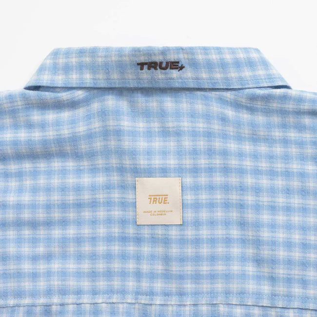 True Intuition Button-Up Shirt - Baby Blue