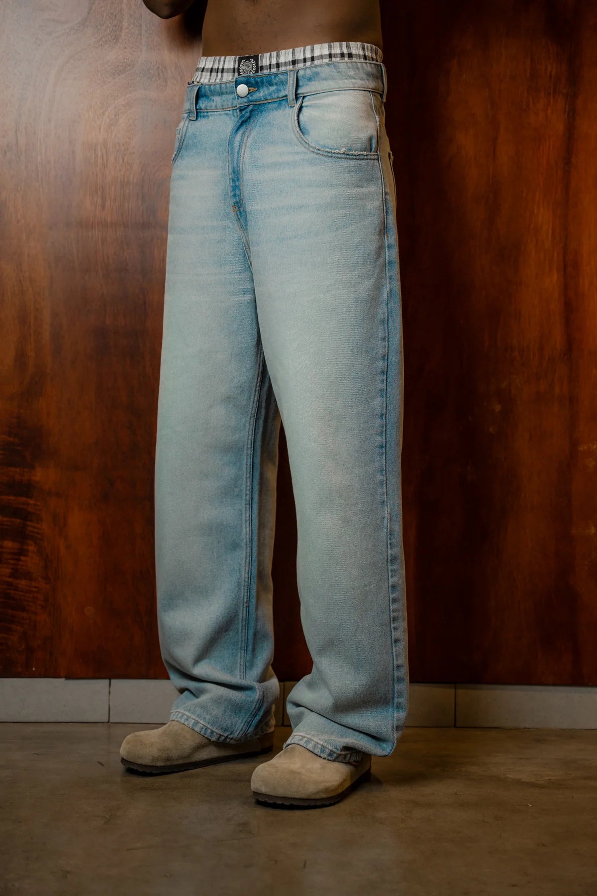 Astronomic Relaxed Fit Jeans - Azul Hielo