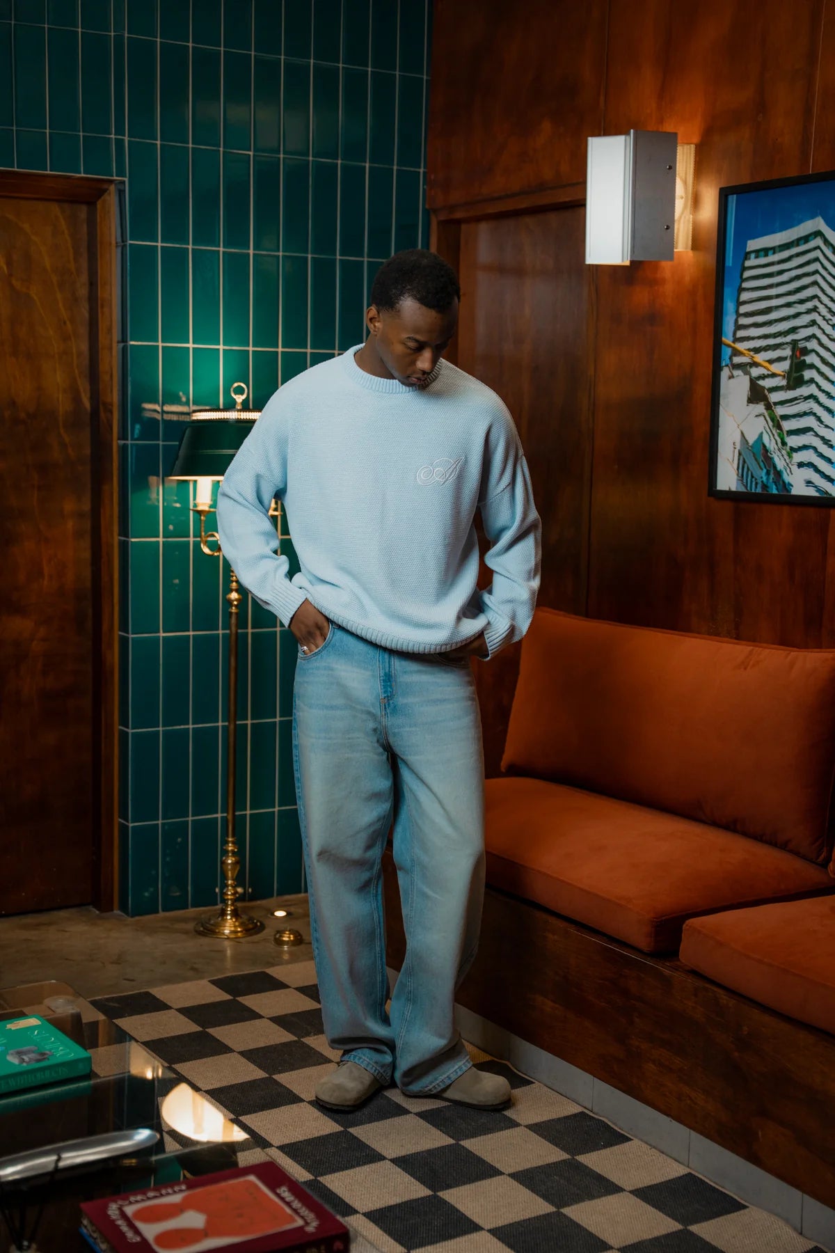 Astronomic Relaxed Fit Jeans - Azul Hielo