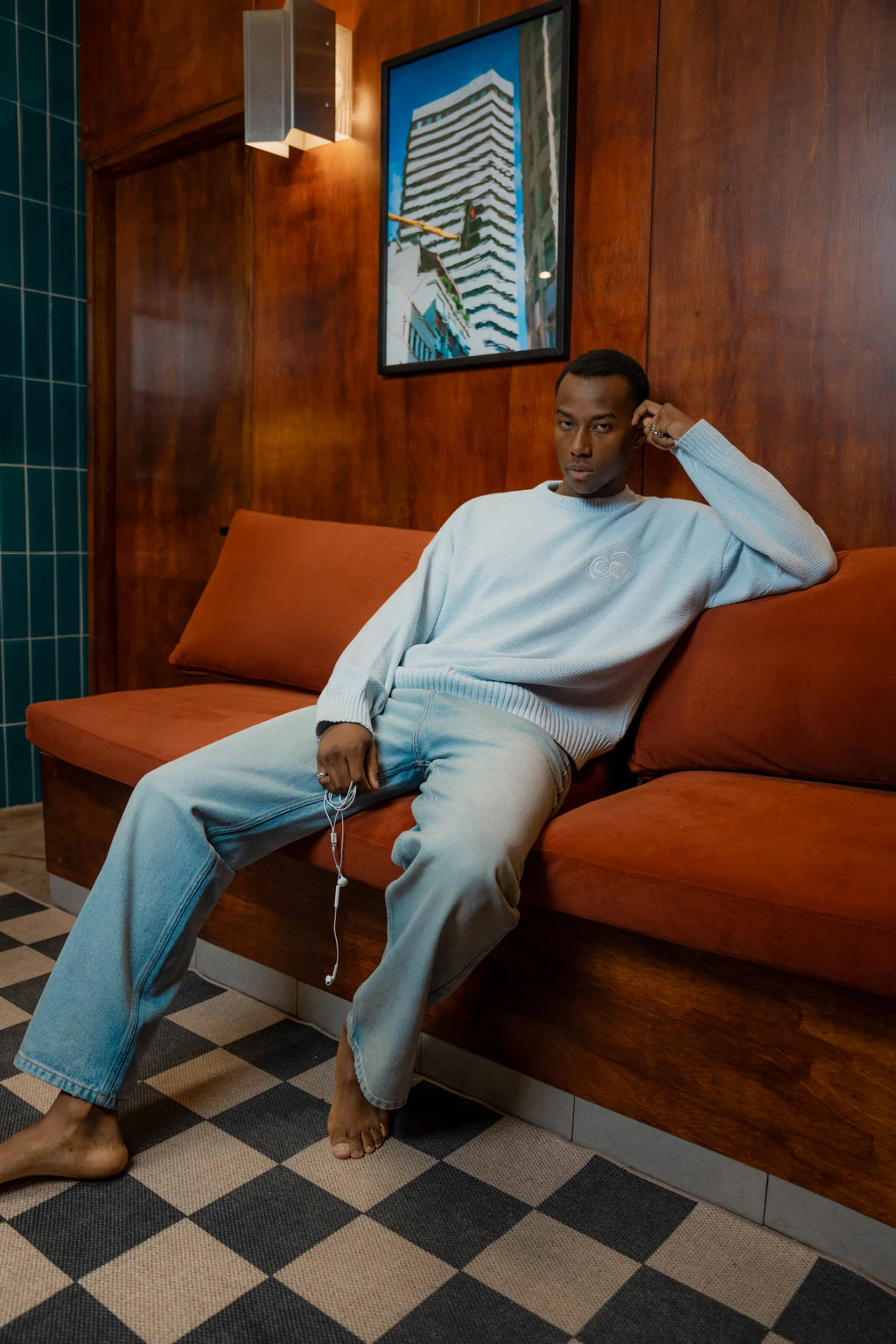 Astronomic Relaxed Fit Jeans - Azul Hielo