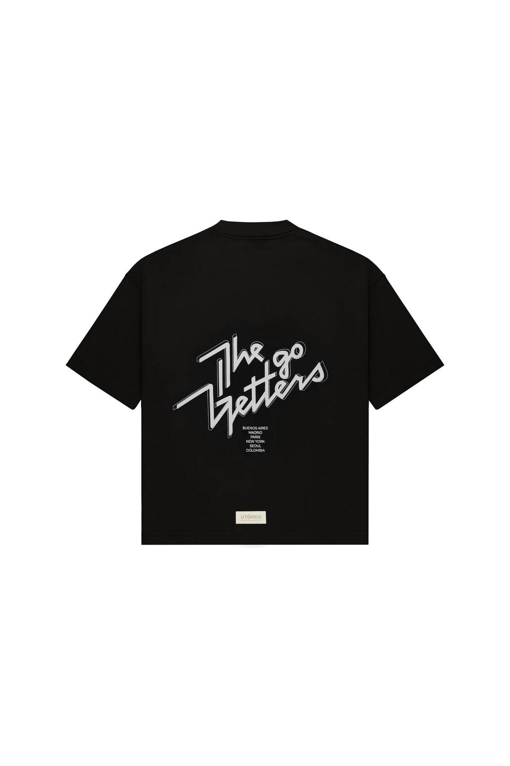 Utópico Camiseta Negra Go Getter