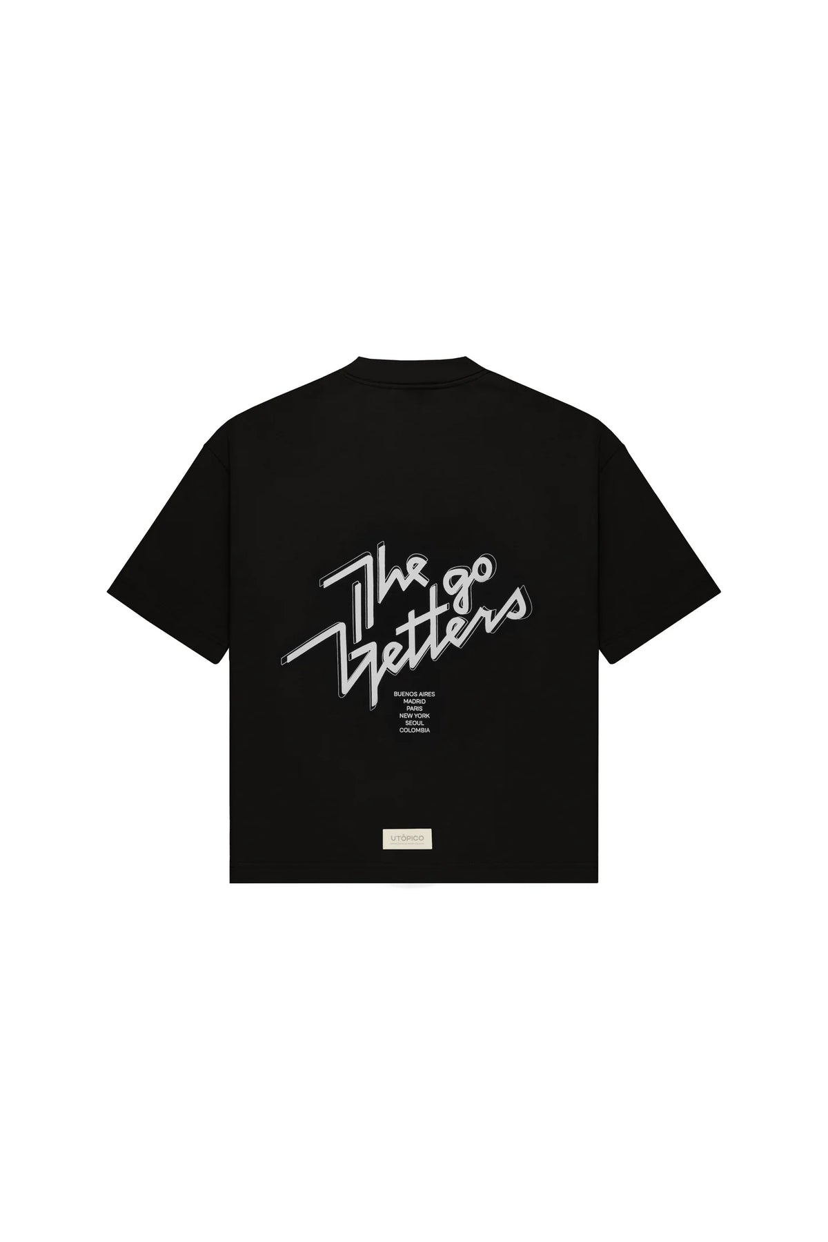 Utópico Camiseta Negra Go Getter