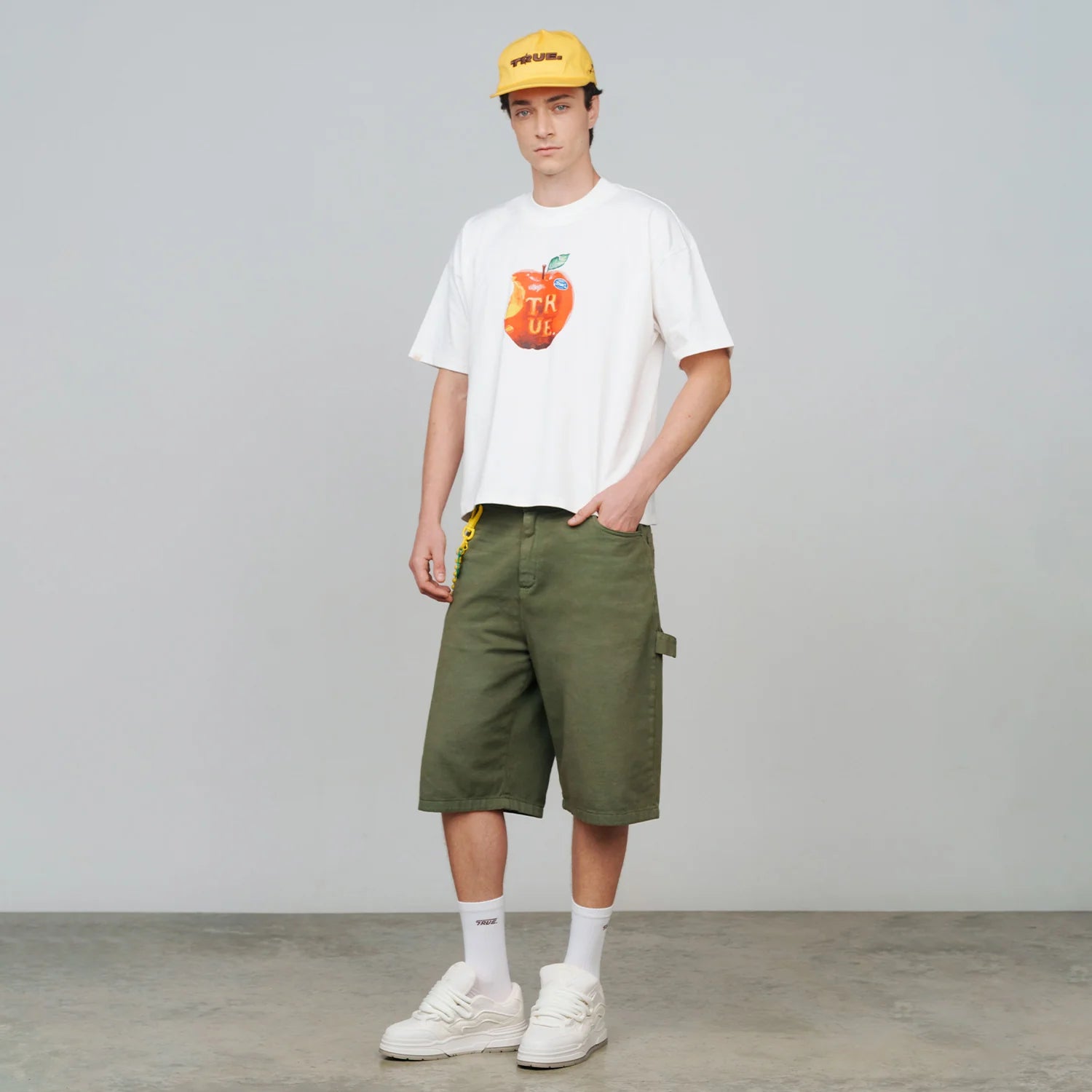 True Juicy Boxy Tee - Cream