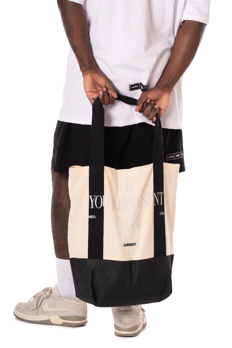 Lowkey totebag crema - plain blitz