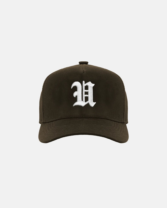 Undergold Line U High Crown Cap Brown