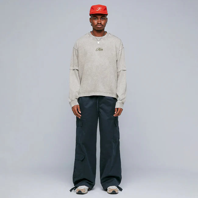True Loose Fit Cargo Trousers - Navy Blue