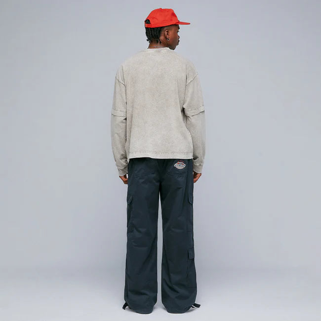 True Loose Fit Cargo Trousers - Navy Blue