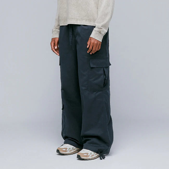 True Loose Fit Cargo Trousers - Navy Blue