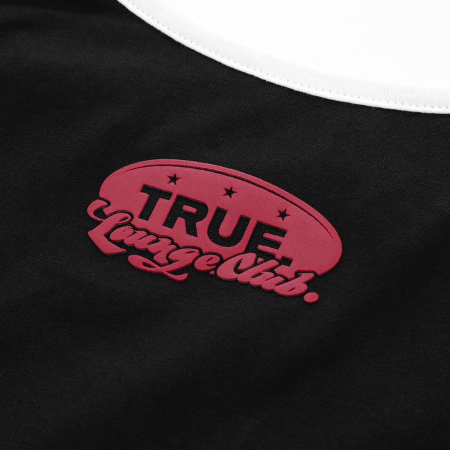 True Lounge Cropped Tank Top - Black