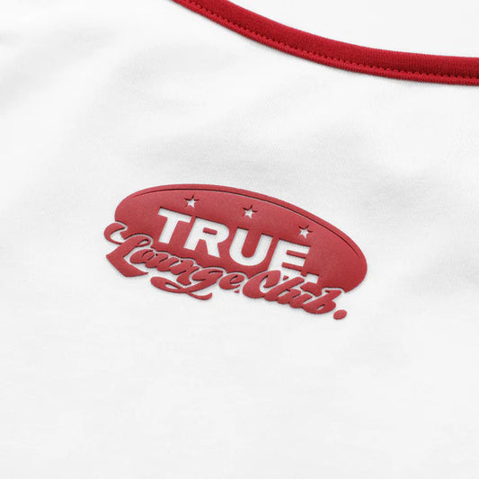 True Lounge Cropped Tank Top - White