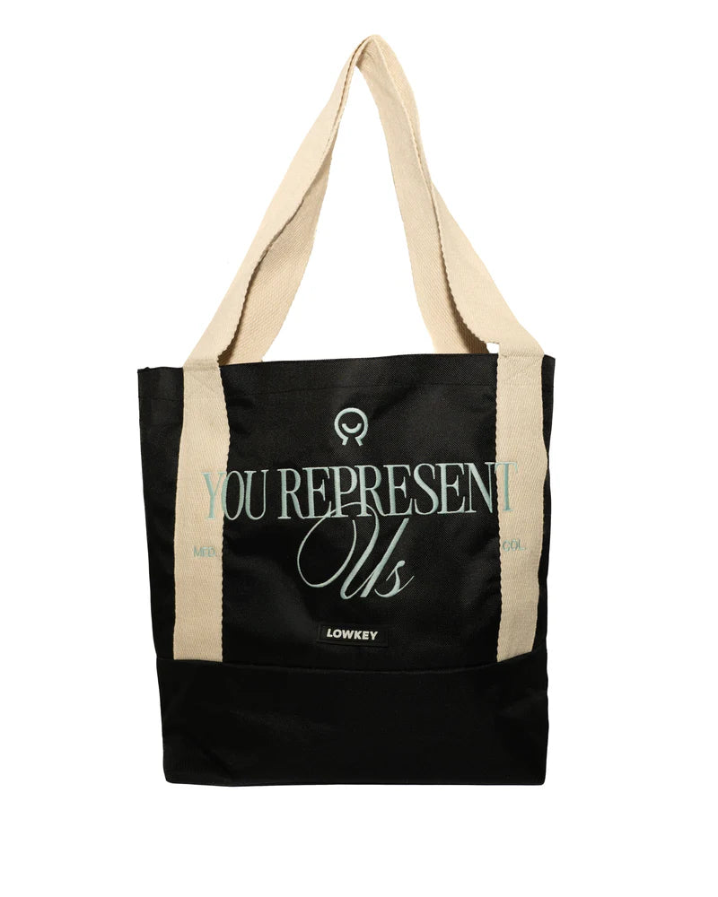 Lowkey totebag negro - plain blitz