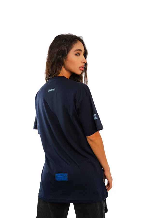 Lowkey camiseta azul - plain society