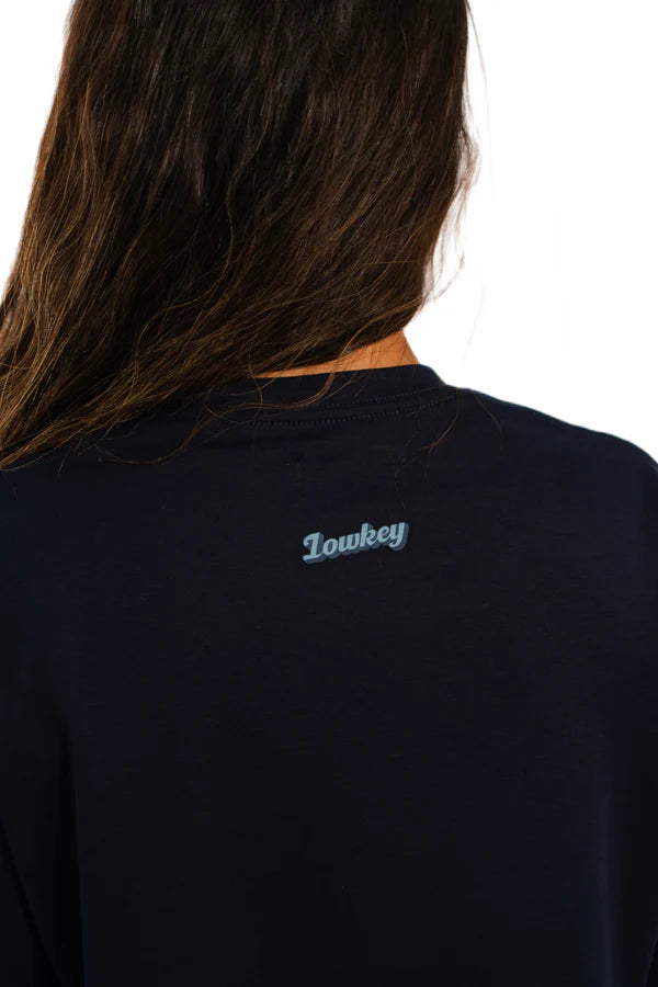 Lowkey camiseta azul - plain society